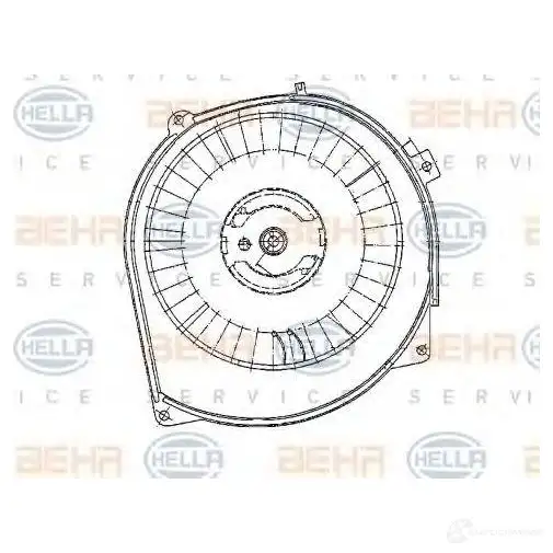 Моторчик печки, вентилятора HELLA 8ew009157761 _BEHR HELLA SERVICE_ S4UBUC3 37982