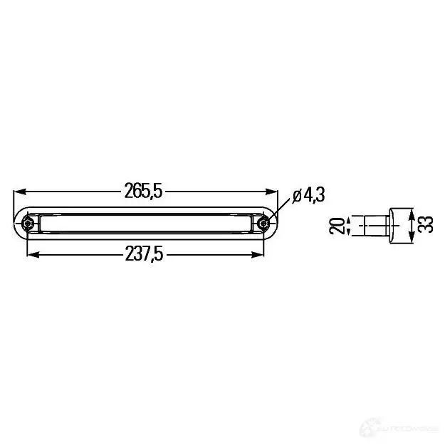 Подсветка салона HELLA 14941 8WM 8G 2JA 959 073-201 4082300181173 изображение 1