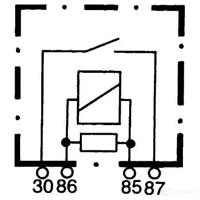 Реле HELLA 19224 4RA 933 766-111 4UWM PIG 4082300576108 изображение 1