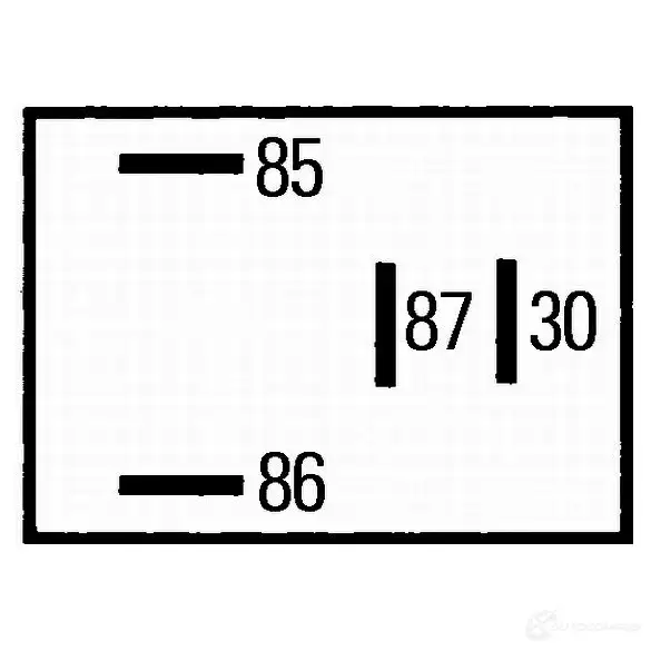 Реле HELLA 19224 4RA 933 766-111 4UWM PIG 4082300576108 изображение 2