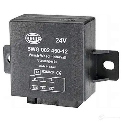 Реле стеклоочистителя, дворников HELLA 4HF K8QC 19854 4082300288711 5wg002450121 - Изображение 1