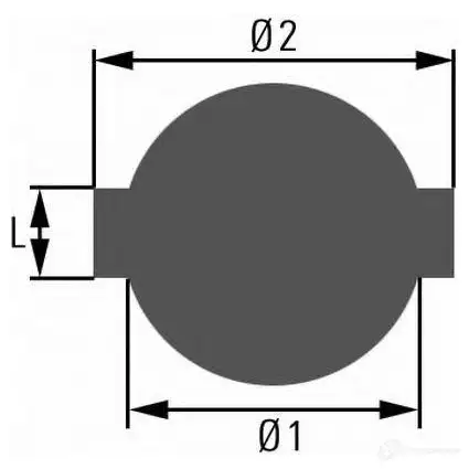 Крышка топливного бака HELLA 8xy005067001 50966 PT 20 089733