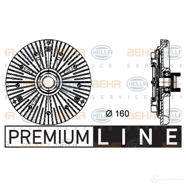 Крышка радиатора HELLA 8my376779041 1423015619 QIHAC4 _BEHR HELLA SERVICE_