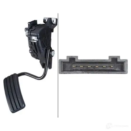 Датчик положения педали газа HELLA 9A ROWCE 22111 4082300545197 6pv010946351 изображение 3