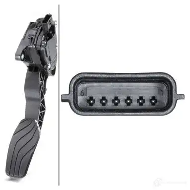 Потенциометр педали газа HELLA 4082300648157 EZF 2Y9 6PV 009 978-761 22075