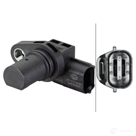 Датчик коленвала, импульсов HELLA 1437459742 N0I 4BP 6PU 013 122-831