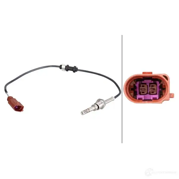 Датчик температуры выхлопных газов HELLA J2FRF E 6PT 010 376-161 1437527098