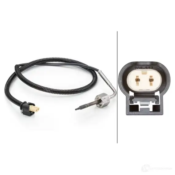 Датчик температуры выхлопных газов HELLA 1424633182 GEM0Z M9 4082300709322 6pt014494211