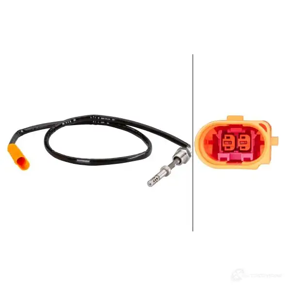 Датчик температуры выхлопных газов HELLA 1437527201 D5NP7W Y 6PT 010 376-101