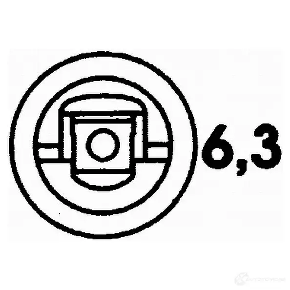 Датчик температуры масла HELLA YG34 MS 6pt009107671 20913 4082300163629 изображение 1