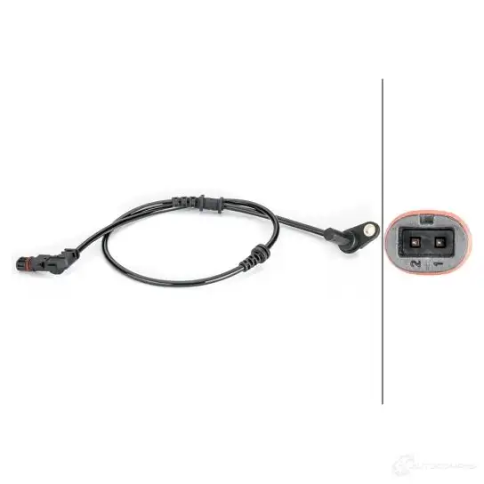 Датчик АБС HELLA 1437445821 MWYL6 YN 6PU 012 806-561