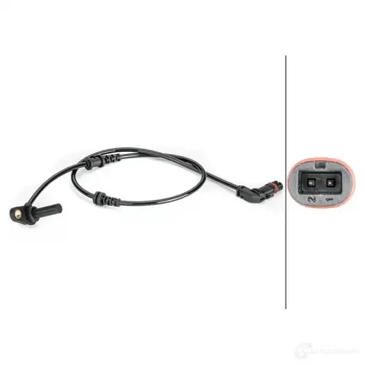 Датчик АБС HELLA 0 Q16O 6PU 012 806-571 1437445824