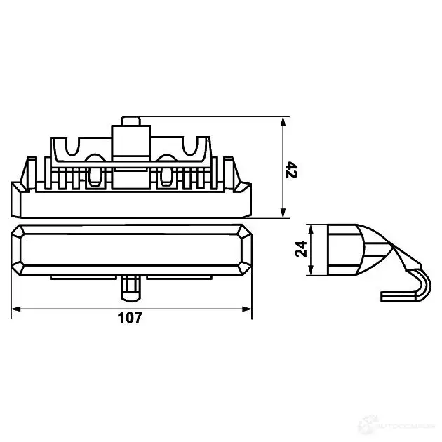 Ходовые огни HELLA E6 0471 2XD 012 160-811 BST 18457 изображение 1