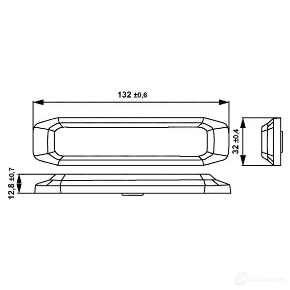 Проблесковый маячок HELLA 1437449969 2xd014562201 A 4DM5RI изображение 1