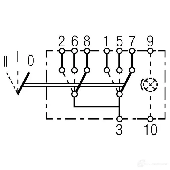 Клавиша HELLA UMFF FIQ 22204 6RH 007 832-701 4082300191134