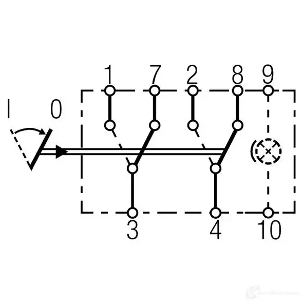 Переключатель HELLA 6fh007832621 HQNF GR 20196 4082300190274