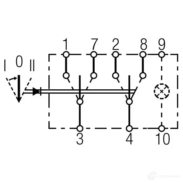 Клавиша HELLA 6FH 004 570-241 LZ4 OI7 20171 4082300190168 изображение 2
