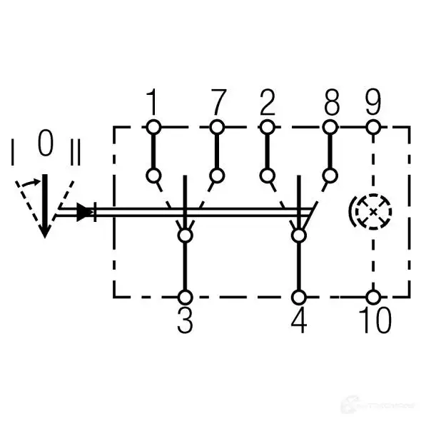 Клавиша HELLA 4082300171686 6FH 008 948-022 20197 W P2QMH