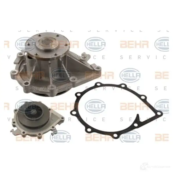 Водяной насос, помпа HELLA 8mp376808154 L8USDFI _BEHR HELLA SERVICE_ 49091