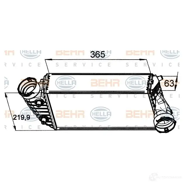 Водяной насос, помпа HELLA KD0VCLD 49015 _BEHR HELLA SERVICE_ 8mp376807261