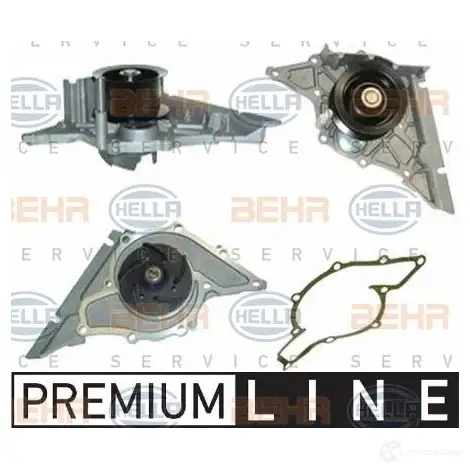 Водяной насос, помпа HELLA 48353 _BEHR HELLA SERVICE_ 8mp376801671 1UFM81B