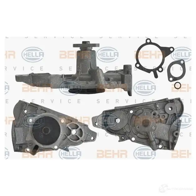 Водяной насос, помпа HELLA 8mp376801411 _BEHR HELLA SERVICE_ Q1M2E 48307 - Изображение 1