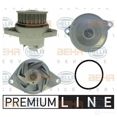 Водяной насос, помпа HELLA _BEHR HELLA SERVICE_ 5QBCR 8mp376800061 48074