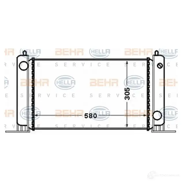 Комплект ремня грм с водяным насосом HELLA _BEHR HELLA SERVICE_ 49268 73OPYXY 8mp376810891