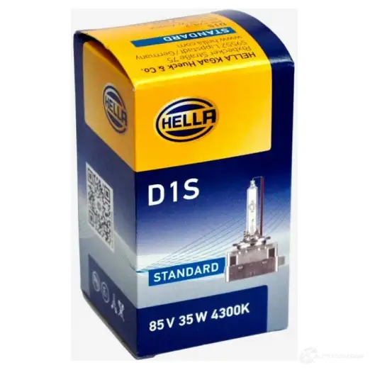 Лампа ксеноновая D1S 35 Вт 12 В 4300K HELLA 1439691849 1C PNSVT 8GS178560801
