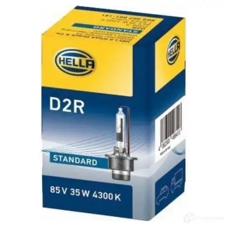 Лампа ксеноновая D2R 35 Вт 12 В 4300K HELLA 7J45 P 8GS178560821 1439691866 - Изображение 1