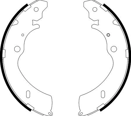 Тормозные колодки HELLA 5QW MX23 1440336330 8DB 355 038-151