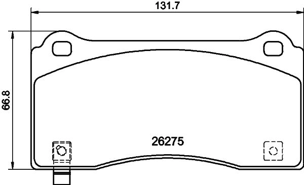 Тормозные колодки дисковые, комплект HELLA 8DB 355 040-861 1439896150 R3Y2TD F изображение 0