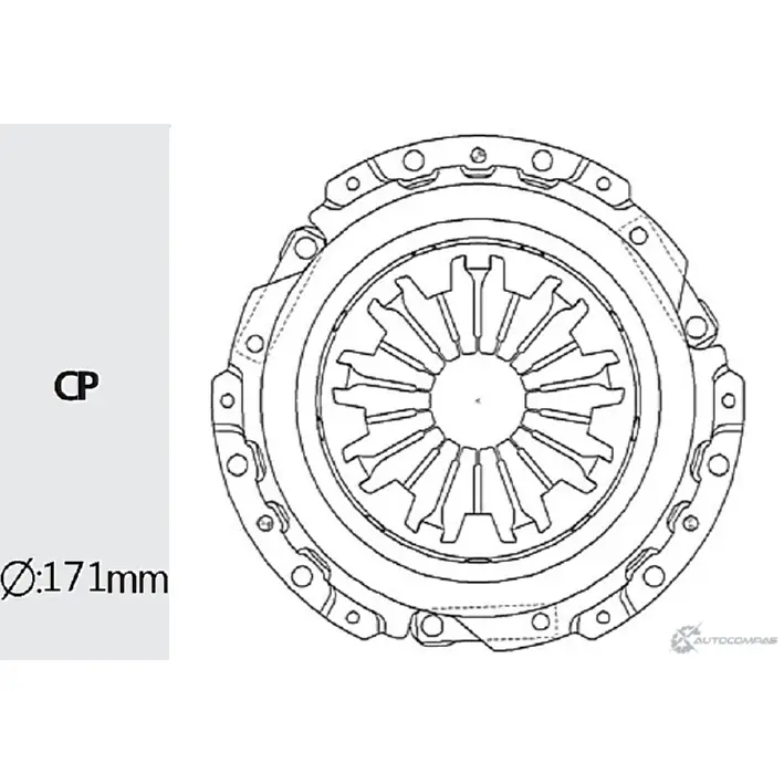 Корзина сцепления VALEO PHC DWC-14 1422786019 CG 5SN UPM1N изображение 0