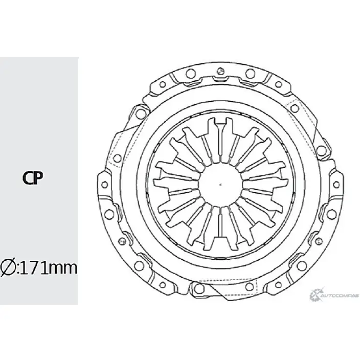 Корзина сцепления VALEO PHC 1422786065 OPRL CP DWC-33 JIM8IX изображение 0
