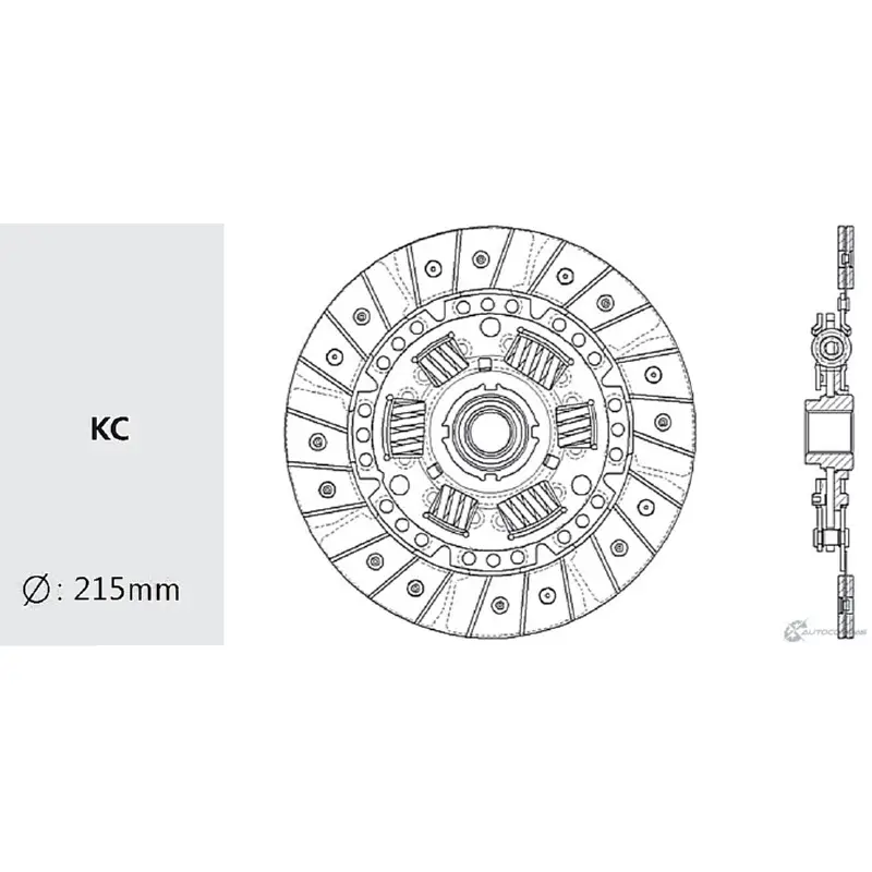 Диск сцепления VALEO PHC 4C6LG FD-33 1422786136 E N5HYTQ