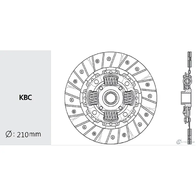 Диск сцепления VALEO PHC HA-06 03T9FA0 XO NRSYF 1422786528