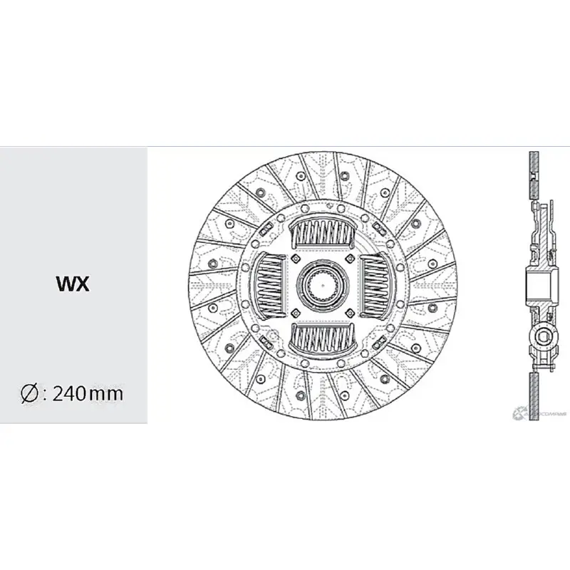Диск сцепления VALEO PHC HD-87 1422788929 KF0XH HA L60W9R изображение 0