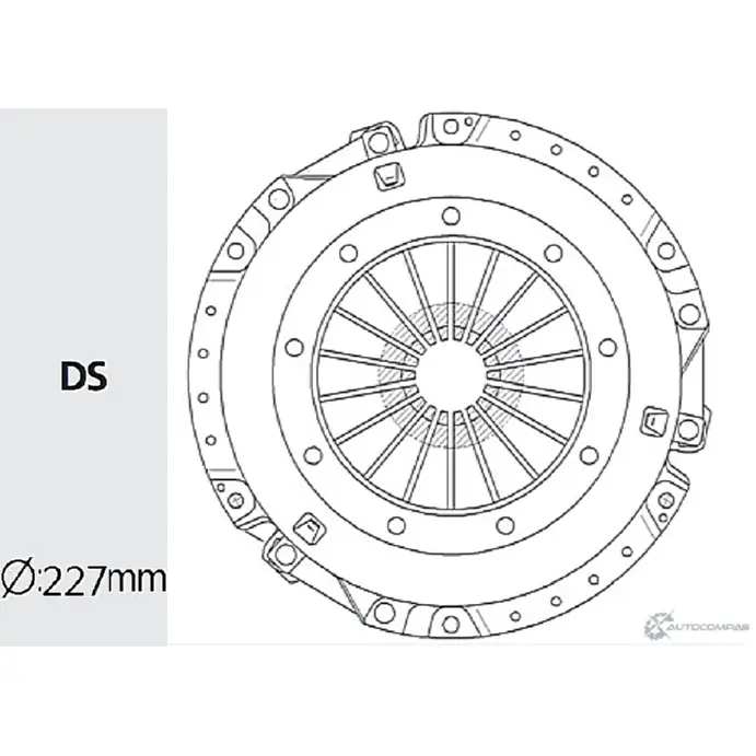 Корзина сцепления VALEO PHC 1422789380 LHW1 W O8N4A KIC-10 изображение 0