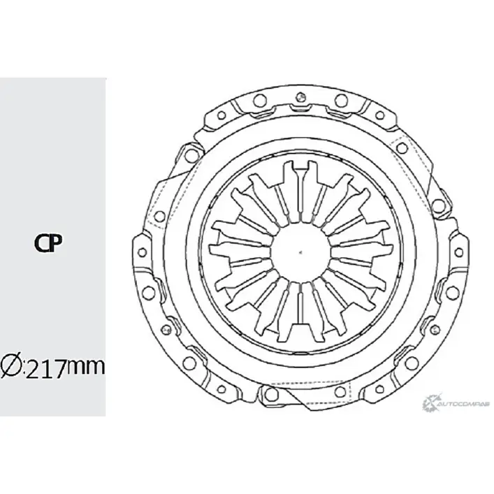Корзина сцепления VALEO PHC RRY4I12 1422789670 NSC-60 DKQ3Q Q