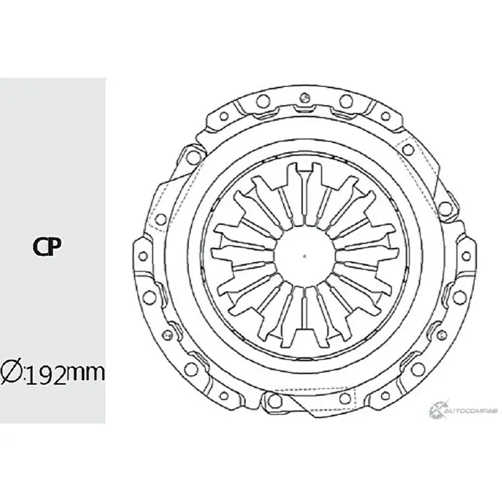 Корзина сцепления VALEO PHC A 8IZV NSC-64 1422789651 FR3QM изображение 0