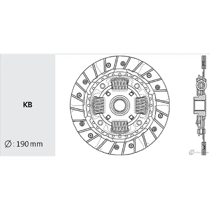 Диск сцепления VALEO PHC 1422786443 OP-09 7NF A1 BQO4L3