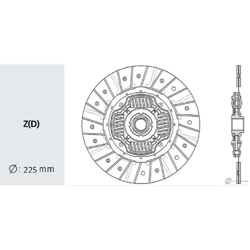 Диск сцепления VALEO PHC V OREA SY-18 IDGO6O2 1422789911