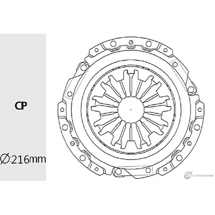 Корзина сцепления VALEO PHC HZ VU9ML 1422789975 SZC-30 F37RY изображение 0