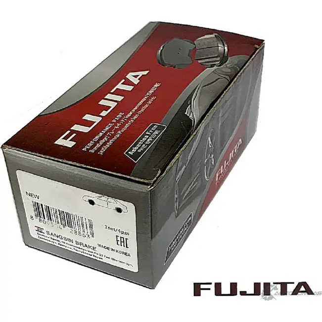 Колодки тормозные дисковые передние Fujita 1422786583 7K0RLI V ONQPM RP1171 изображение 1
