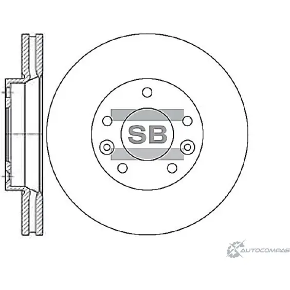 Тормозной диск SANGSIN 1422788812 SJ7 YE3 SD2004 изображение 0