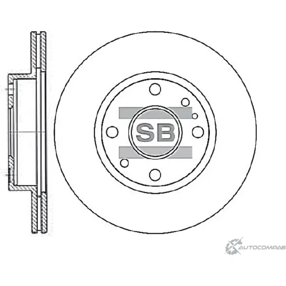 Тормозной диск SANGSIN SD2023 TMN66 WK 1422789253 изображение 0