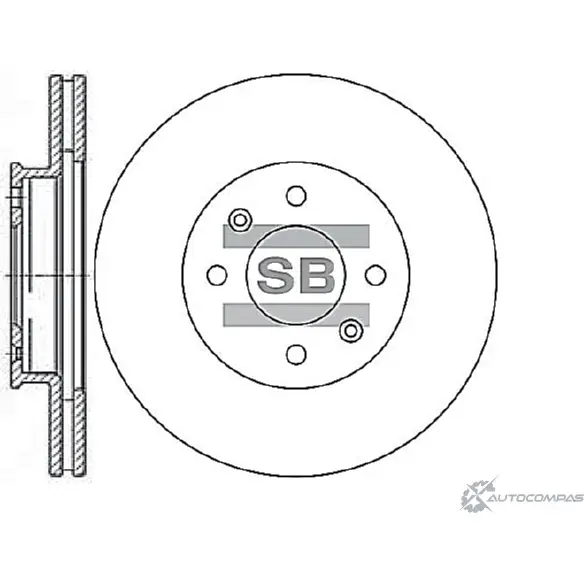 Тормозной диск SANGSIN SD2028 Z S6AP 1422788755 изображение 0