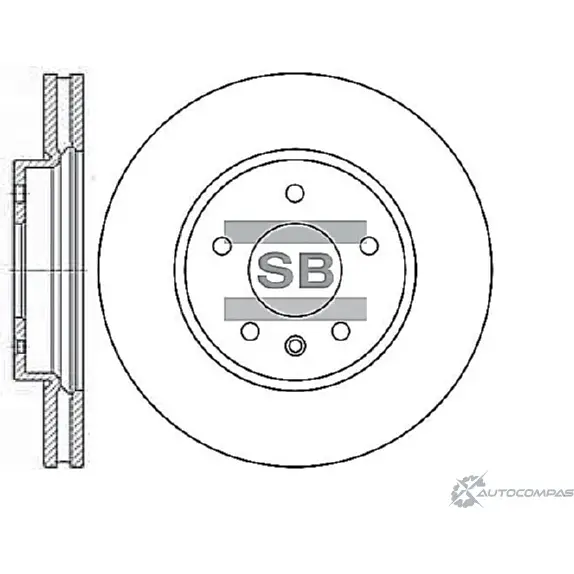 Тормозной диск SANGSIN KF HB5 SD3019 1422786355 изображение 0