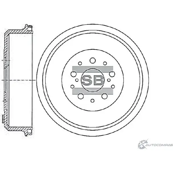 Тормозной диск SANGSIN WFKR 32M 1422790063 SD4019