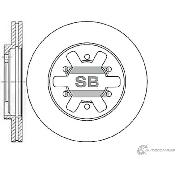 Тормозной диск SANGSIN FU21S2 H SD4201 1422789564